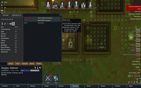 scaria rimworld|rimworld cure toxic buildup.